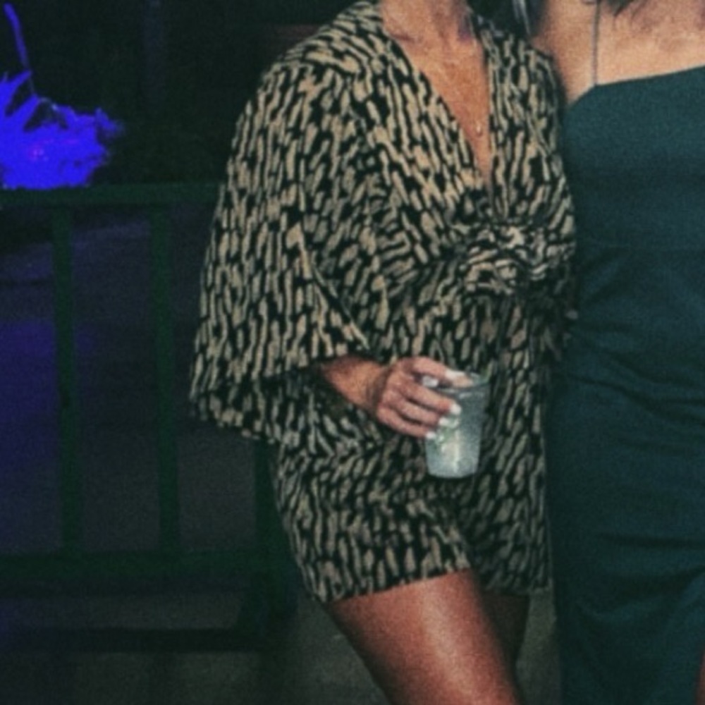 Printed romper
